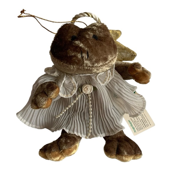 RUSS Vintage With Tag Angelique Item 2047 Frog Angel - Picture 1 of 8